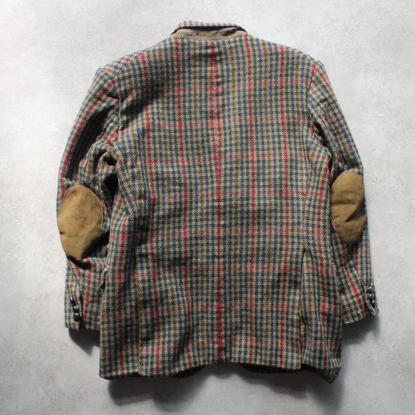 Vintage DAKS Checked Wool Blazer (Man-L)