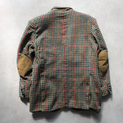 Vintage DAKS Checked Wool Blazer (Man-L)