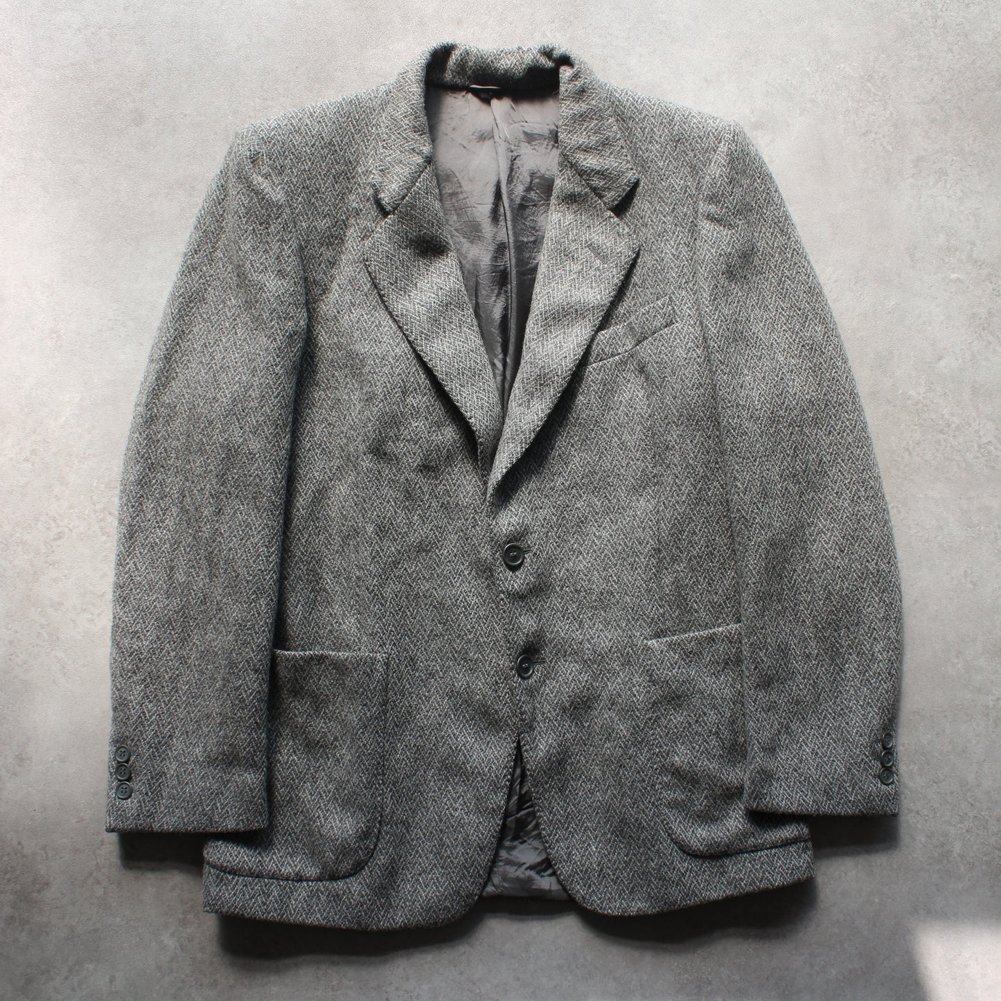 Tessuto Esclusivo Grey Herringbone Blazer (Man-L)