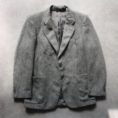 Tessuto Esclusivo Grey Herringbone Blazer (Man-L)
